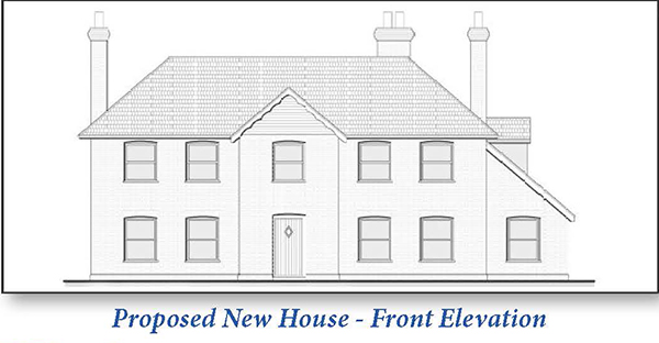 Lot: 27 - FOUR ACRES WITH BARNS FOR CONVERSION AND CONSTRUCTION OF A SUBSTANTIAL NEW DWELLING - Proposed barn conversion